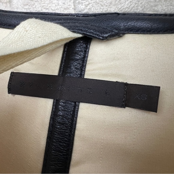 Nicholas K Rare Himalaya Genuine Shearling Sleeveless Coat - Picture 6 of 12